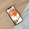 Top View Mobile On Bed Psd