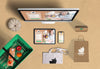 Top View Mock-Up Home Groceries Psd