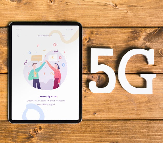 Top View Mock-Up Tablet Psd