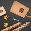Top View Mock-Up Wrapping Gift Decoration Psd