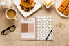 Top View Morning Breakfast Concept Psd
