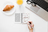 Top View Morning Breakfast Concept Psd