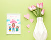 Top View Mothers Day Concept Psd