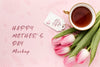 Top View Mothers Day Concept Psd