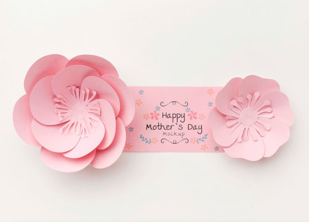 Top View Mothers Day Concept Psd