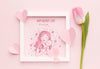 Top View Mothers Day Concept Psd