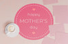 Top View Mothers Day Greeting Card With Mug Psd