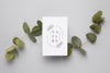 Top View Nature Leaves With Mock-Up Psd
