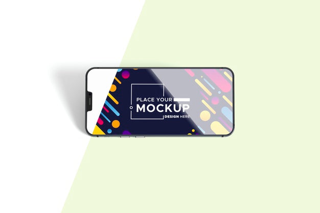 Top View New Phone Psd