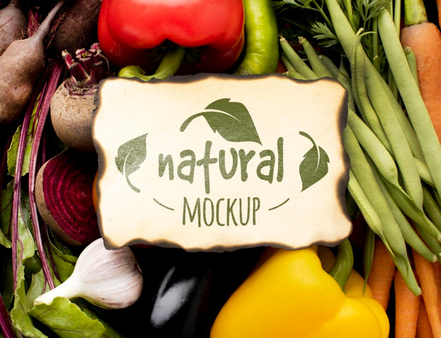 Top View Of Assortment Of Vegetables Psd