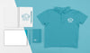 Top View Of Back To School T-Shirt With Notebooks And Pen Psd