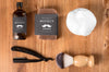 Top View Of Barbershop Products Psd
