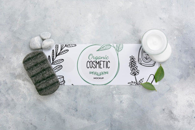 Top View Of Beauty Spa Essentials Psd