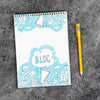 Top View Of Blog Notebook Psd