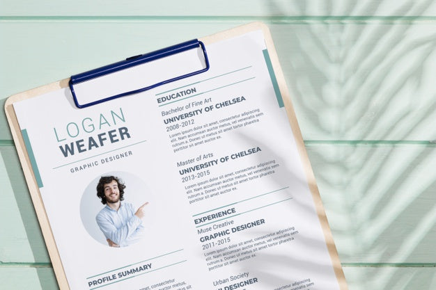 Top View Of Brochure Concept Mock-Up Psd