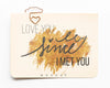 Top View Of Card With Love Message Psd