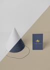 Top View Of Carnival Invitation With Cone Psd