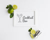 Top View Of Cocktail Concept Mock-Up Psd