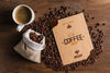 Top View Of Coffee Concept Mock-Up Psd