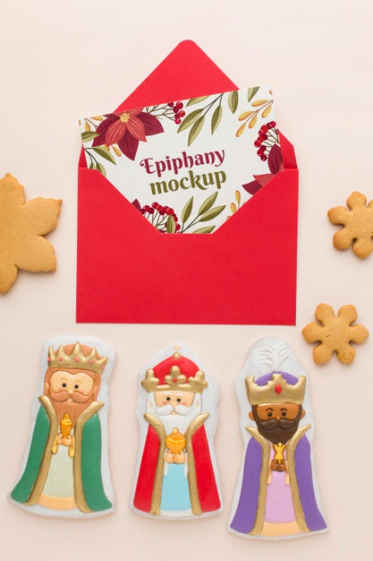 Top View Of Epiphany Concept Mock-Up Psd