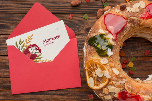 Top View Of Epiphany Concept Mock-Up Psd