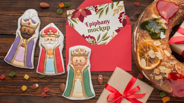 Top View Of Epiphany Concept Mock-Up Psd