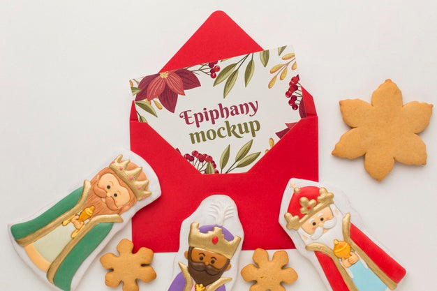 Top View Of Epiphany Concept Mock-Up Psd