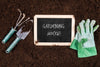 Top View Of Gardening Concept Mock-Up Psd