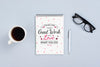 Top View Of Glasses And Notebook Psd