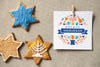 Top View Of Hanukkah Concept Mock-Up Psd