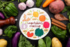 Top View Of Healthy Vegetables Concept Mock-Up Psd