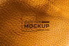 Top View Of Leather Material Psd