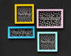 Top View Of Lots Of Mock-Up Frames Psd