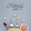 Top View Of Make-Up Concept Mock-Up Psd