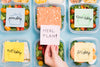 Top View Of Meal Planning Organization Psd