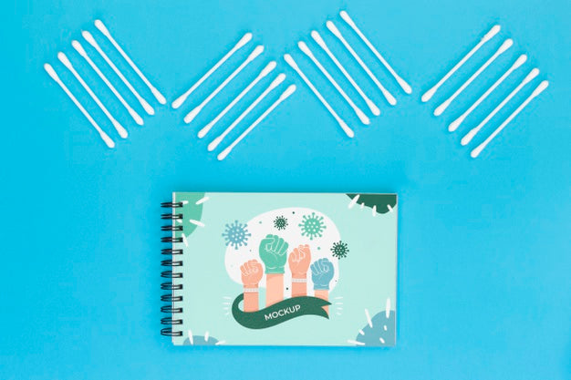 Top View Of Medical Concept Mock-Up Psd