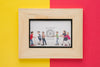 Top View Of Minimal Picture Frame Psd