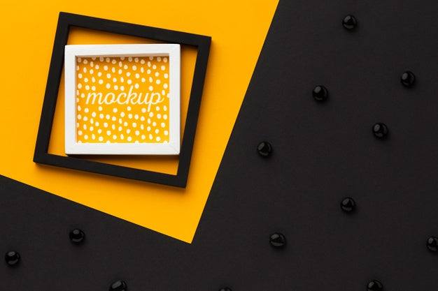 Top View Of Mock-Up Frames Psd