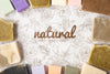 Top View Of Natural Soap Background Psd