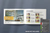Top View Of Opened Landscape Magazine Mockup Psd