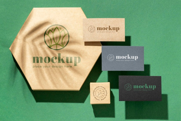 Top View Of Paper Stationery Psd