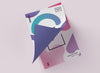 Top View Of Papers With Shapes Psd