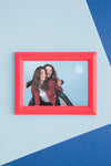 Top View Of Picture Frame Psd
