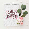 Top View Of Roses And Leaves With Notebook Psd
