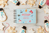 Top View Of Snowflake And Snowman Cookies Psd
