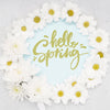 Top View Of Spring Chamomile Psd