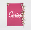 Top View Of Spring Roses Psd