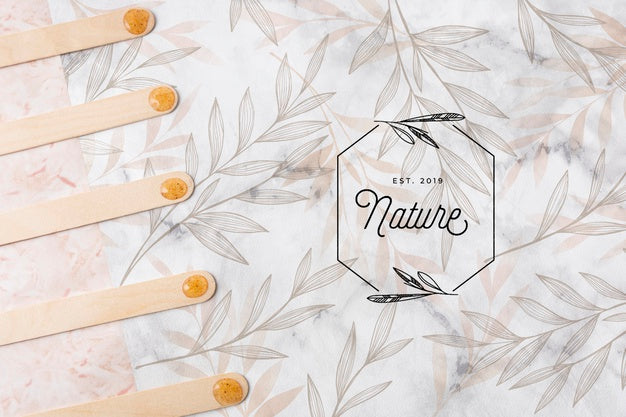 Top View Of Stick With Body Cream Psd