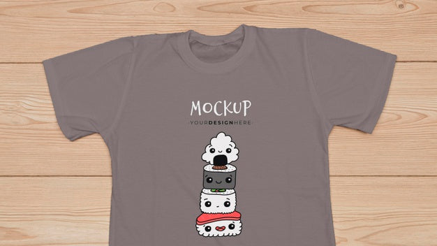 Top View Of T-Shirt Concept Mock-Up Psd