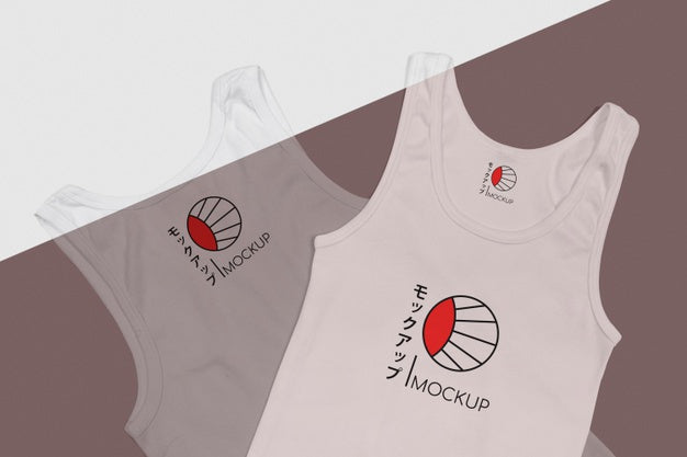 Top View Of T-Shirt Concept Mock-Up Psd